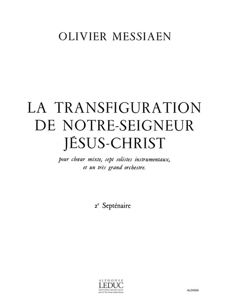 La Transfiguration de Notre-Seigneur Jesus-Christ